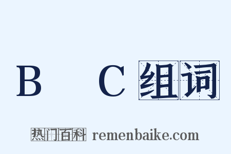B∩C组词是什么意思的图片